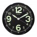 Rhythm(Japan) Silent Silky Move Glow In The Dark Wall Clock Rhythm(Japan) Silent Silky Move Glow In The Dark Wall Clock